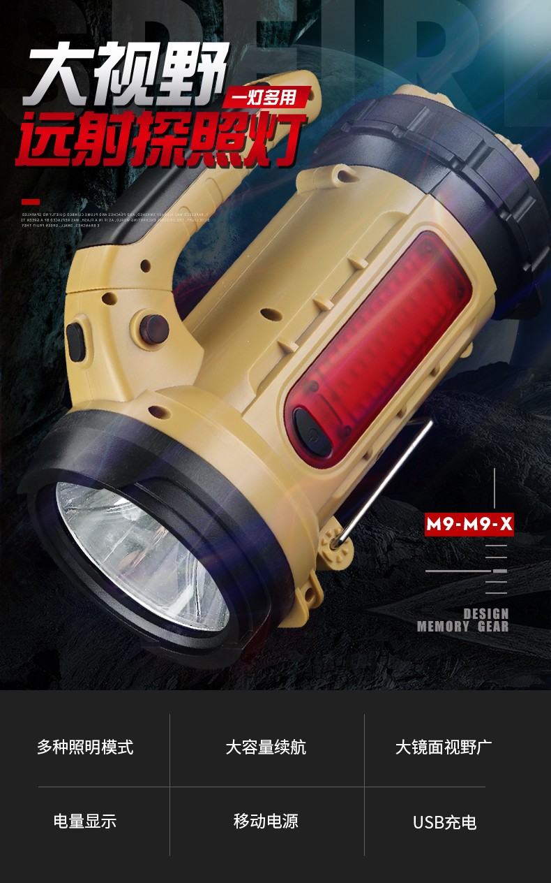 SUPERFIRE神火手提探照灯M9-X(图1)